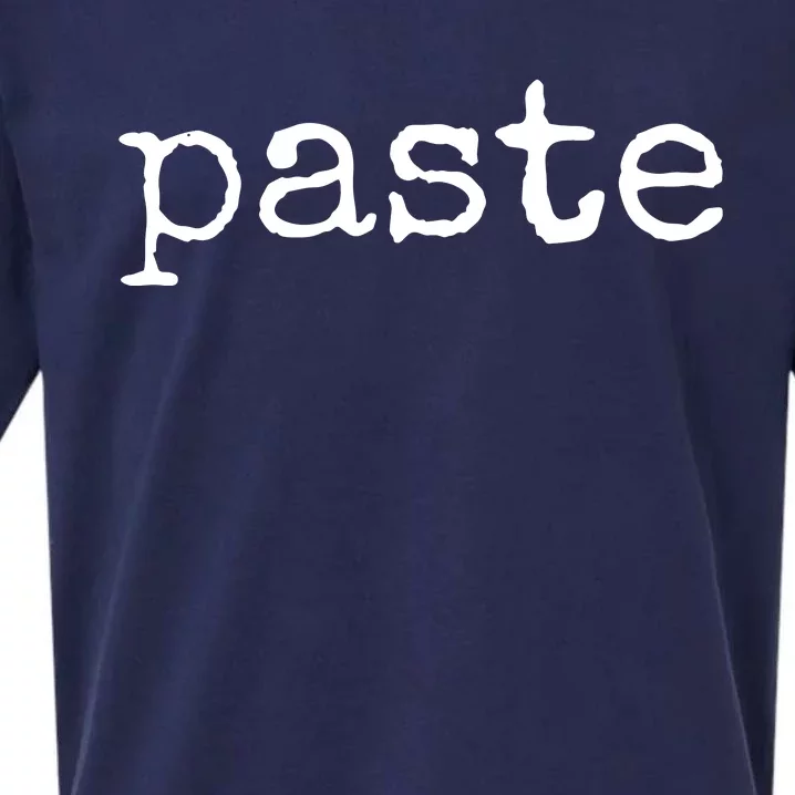 Matching Father's Day Copy Paste Ctrl+C Ctrl+V Funny Sueded Cloud Jersey T-Shirt