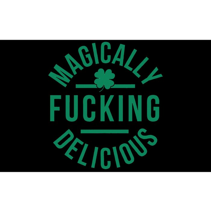 Magically Fucking Delicious Funny Shamrock St. Patrick's Day Bumper Sticker