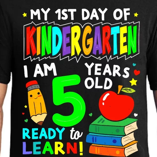 My First Day Of Kindergarten 1st Day Of School Boy Girl Pajama Set