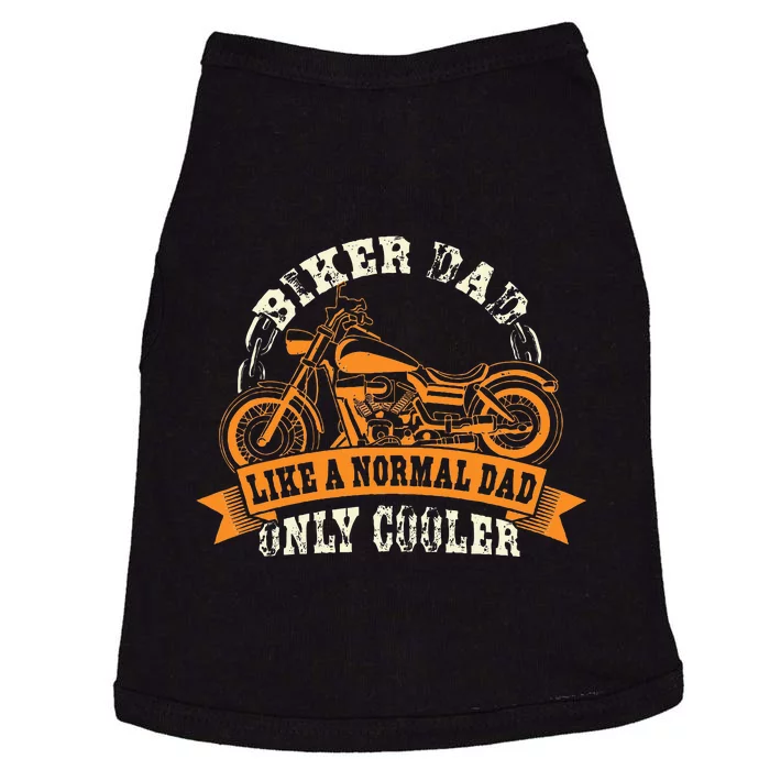 Motorcycle FatherS Day Gift For Fathers Biker Dad Doggie Tank