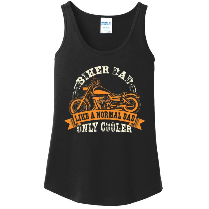 Motorcycle FatherS Day Gift For Fathers Biker Dad Ladies Essential Tank