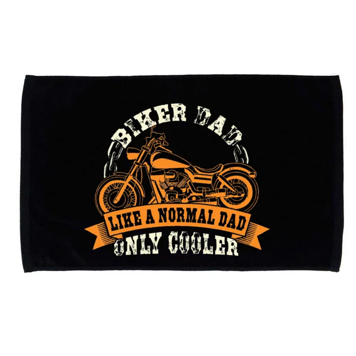 Motorcycle FatherS Day Gift For Fathers Biker Dad Microfiber Hand Towel