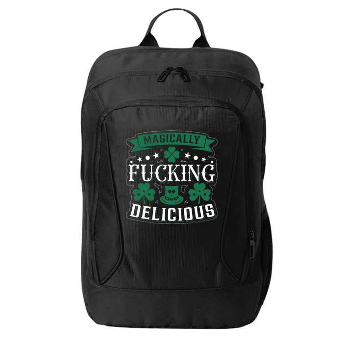 Magically F*Ing Delicious Funny Bar Crawl St Patricks Day City Backpack