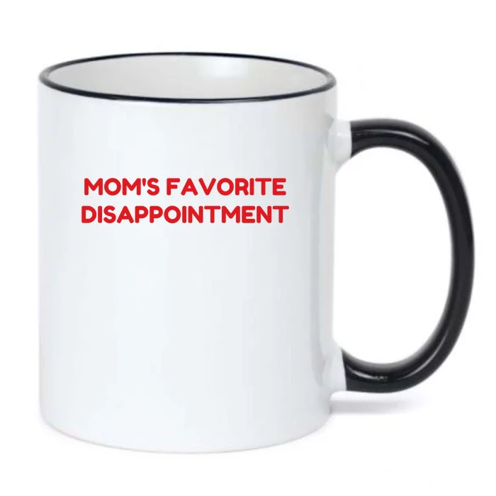 Mom's Favorite Disappointment Black Color Changing Mug