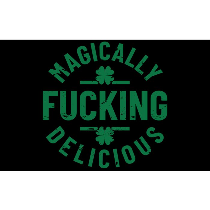 Magically Fucking Delicious, St Patricks Day Funny Drinking Bumper Sticker