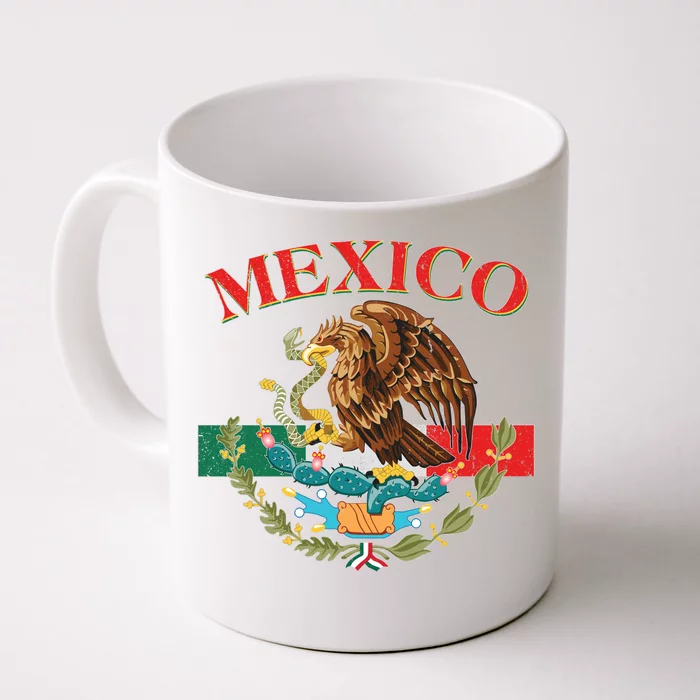 Mexico Flag Eagle Mexican Independence Day Front & Back Coffee Mug