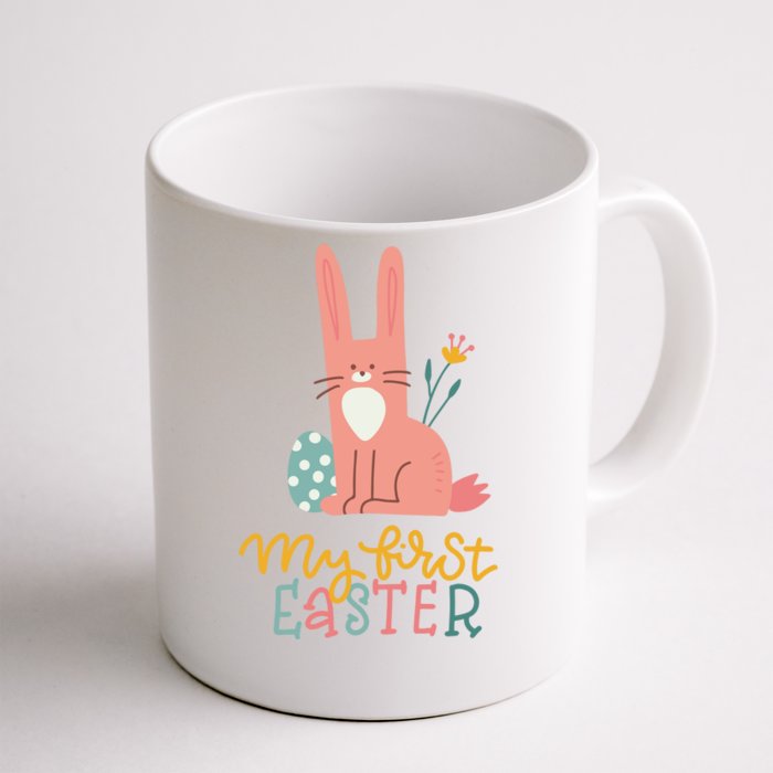 My First Easter Cute Bunny Holiday Front & Back Coffee Mug