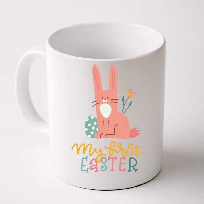 My First Easter Cute Bunny Holiday Front & Back Coffee Mug