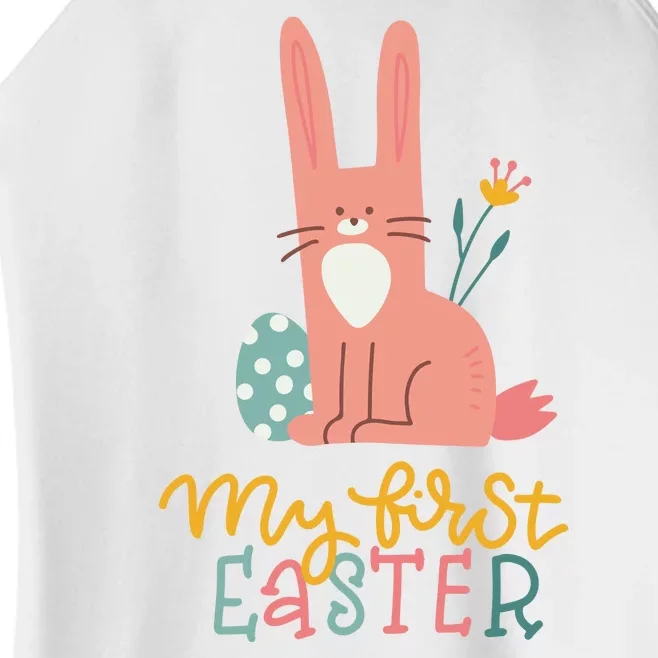 My First Easter Cute Bunny Holiday Women’s Perfect Tri Rocker Tank