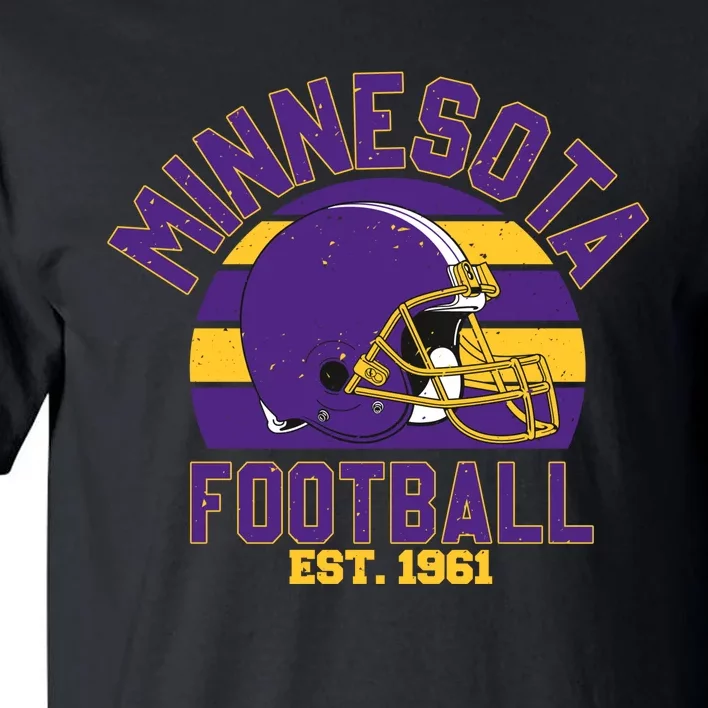 Minnesota Football Est 1961 Team Supporter Tall T-Shirt