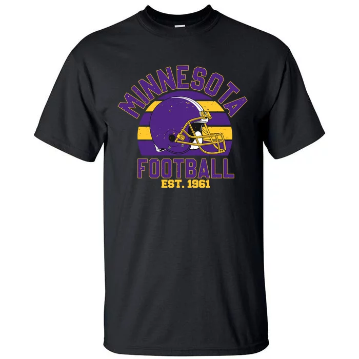 Minnesota Football Est 1961 Team Supporter Tall T-Shirt