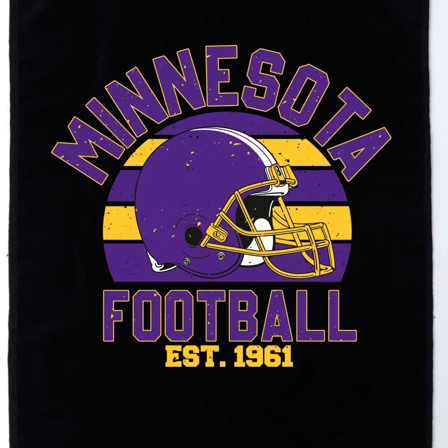 Minnesota Football Est 1961 Team Supporter Platinum Collection Golf Towel