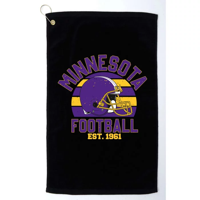 Minnesota Football Est 1961 Team Supporter Platinum Collection Golf Towel