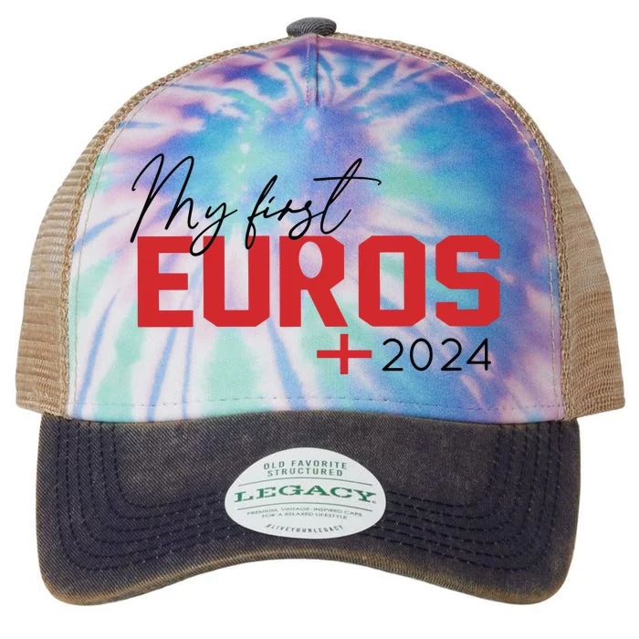 My First Euros Its Coming Home 2024 Legacy Tie Dye Trucker Hat