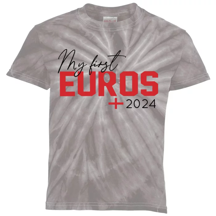 My First Euros Its Coming Home 2024 Kids Tie-Dye T-Shirt