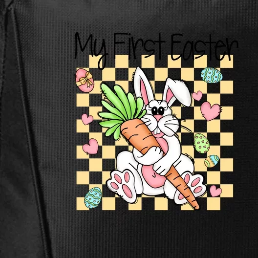 My First Easter Cute Bunny Carrot Easter Day Gift City Backpack