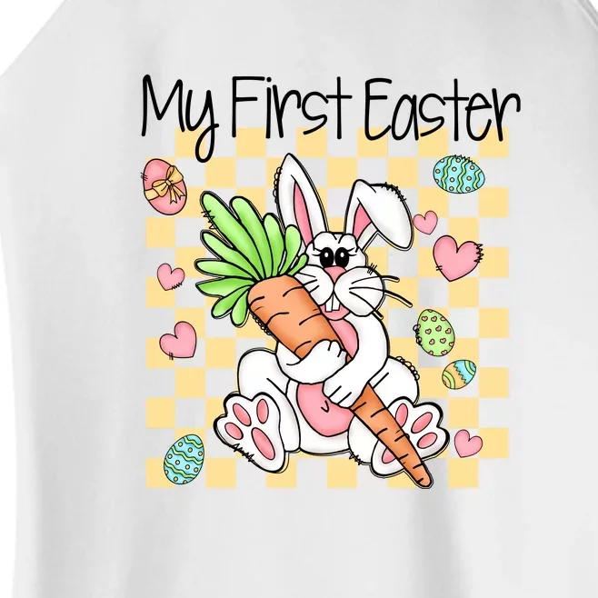 My First Easter Cute Bunny Carrot Easter Day Gift Women’s Perfect Tri Rocker Tank