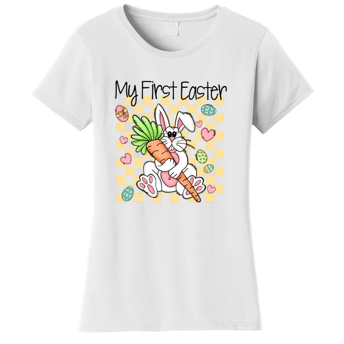 My First Easter Cute Bunny Carrot Easter Day Gift Women's T-Shirt