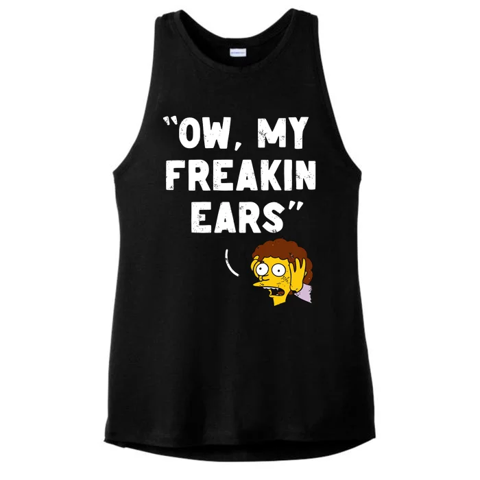 My Freakin Ears Ladies Tri-Blend Wicking Tank