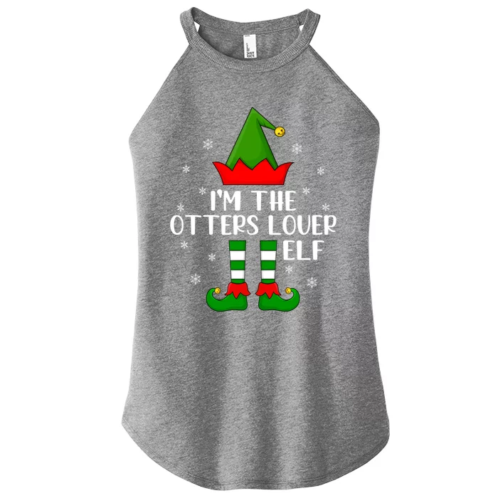 Matching Family Funny I'm The Otters Lover Christmas Cute Gift Women’s Perfect Tri Rocker Tank