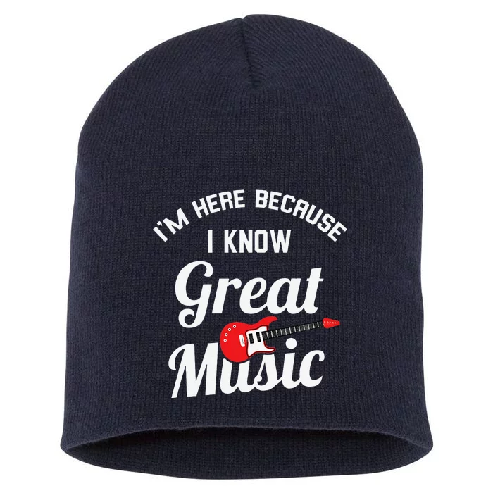 Music Festival Funny Concert Goer Expert Short Acrylic Beanie