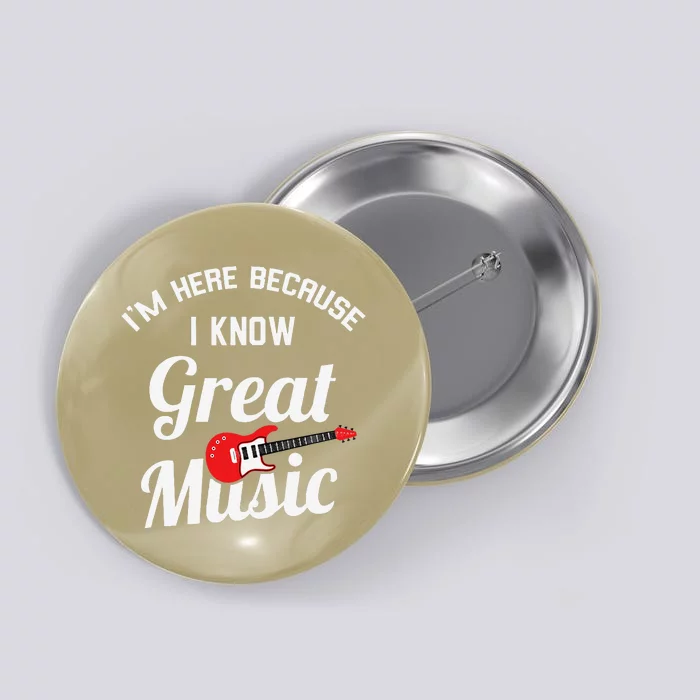 Music Festival Funny Concert Goer Expert Button