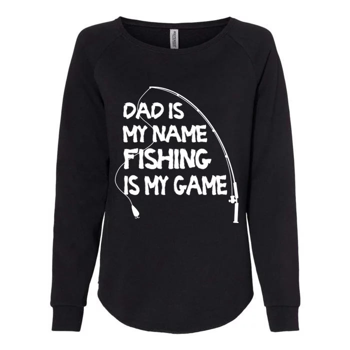 Matching Family Fishing Dad Fisher Gift Womens California Wash Sweatshirt