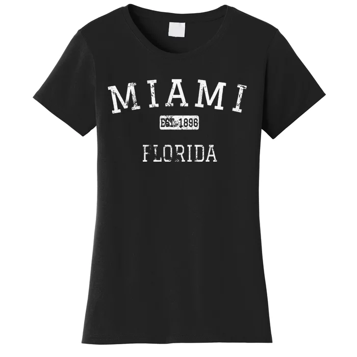 Miami Florida FL Vintage Women's T-Shirt