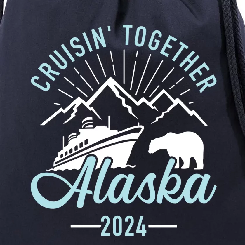 Matching Family Friends And Group Alaska Cruise 2024 Gift Drawstring Bag