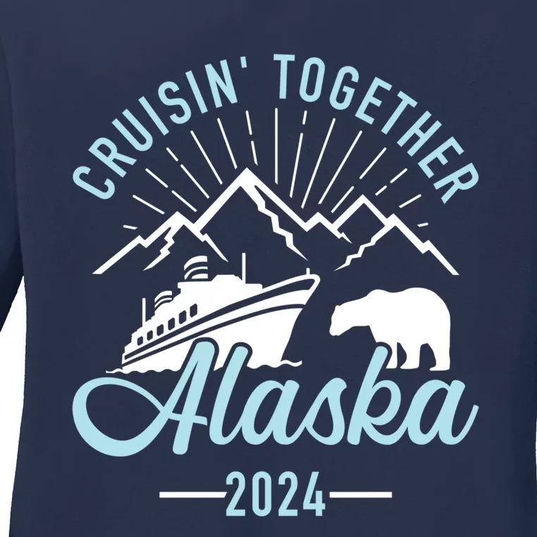 Matching Family Friends And Group Alaska Cruise 2024 Gift Ladies Long Sleeve Shirt