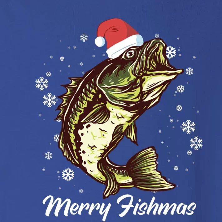 Merry Fishmas Funny Xmas Holidays Christmas Cute Gift Toddler Long Sleeve Shirt