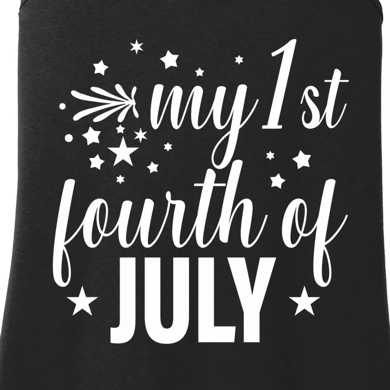 My First Fourth Of July Celebration Ladies Essential Tank