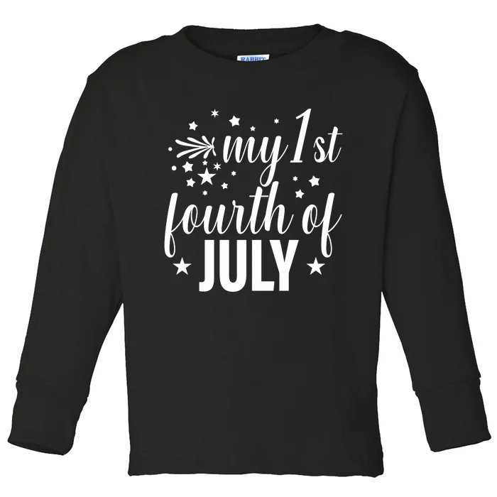 My First Fourth Of July Celebration Toddler Long Sleeve Shirt