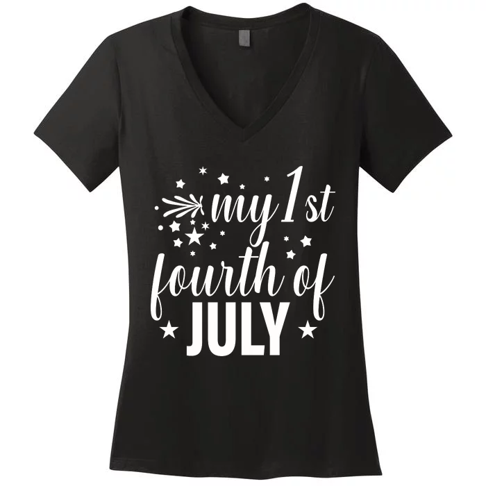 My First Fourth Of July Celebration Women's V-Neck T-Shirt