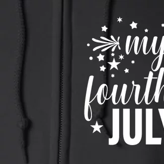 My First Fourth Of July Celebration Full Zip Hoodie