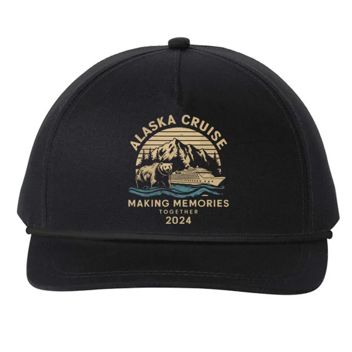 Matching Family Friends And Group Alaska Cruise 2024 Snapback Five-Panel Rope Hat