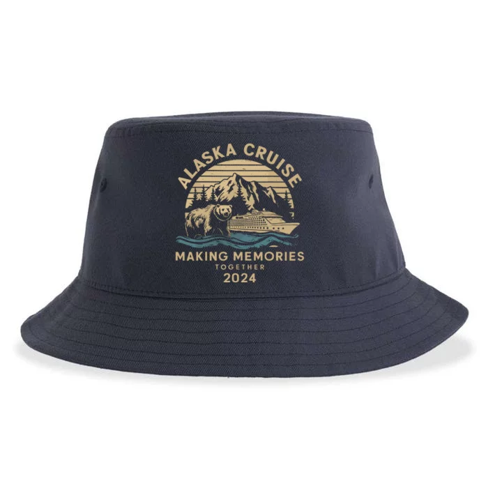 Matching Family Friends And Group Alaska Cruise 2024 Sustainable Bucket Hat