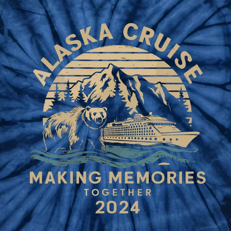 Matching Family Friends And Group Alaska Cruise 2024 Tie-Dye T-Shirt