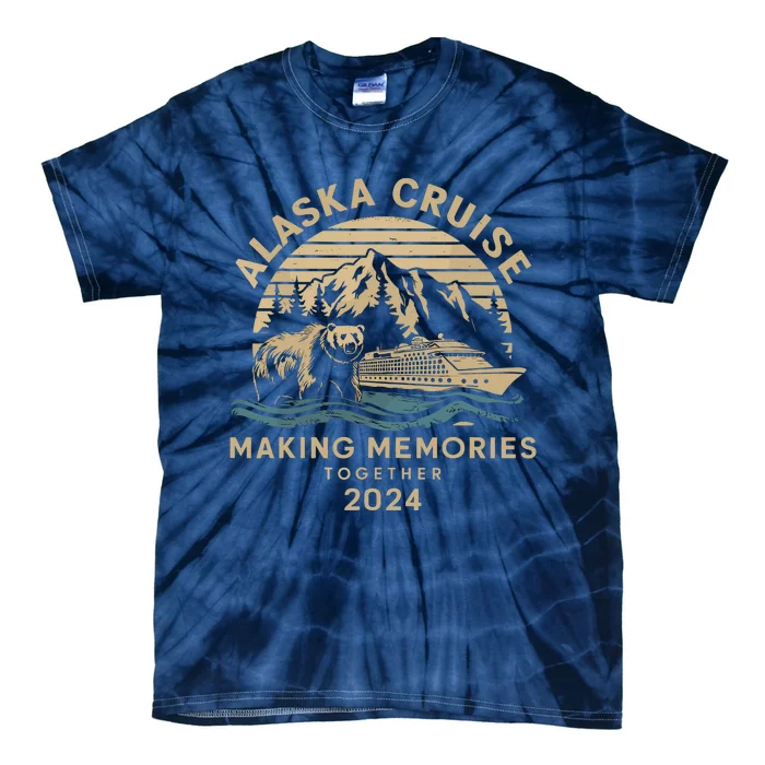 Matching Family Friends And Group Alaska Cruise 2024 Tie-Dye T-Shirt