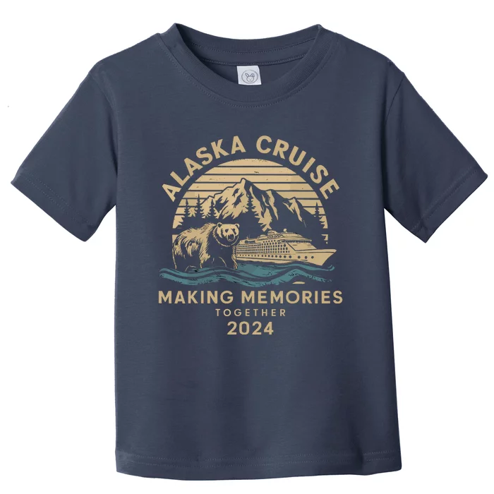 Matching Family Friends And Group Alaska Cruise 2024 Toddler T-Shirt