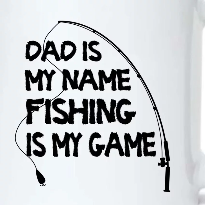 Matching Family Fishing Dad Fisher Funny Gift Black Color Changing Mug