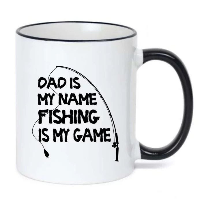 Matching Family Fishing Dad Fisher Funny Gift Black Color Changing Mug