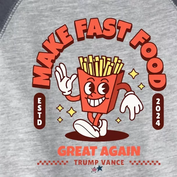 Make Fast Food Great Again MagadonaldS Trump Toddler Fine Jersey T-Shirt