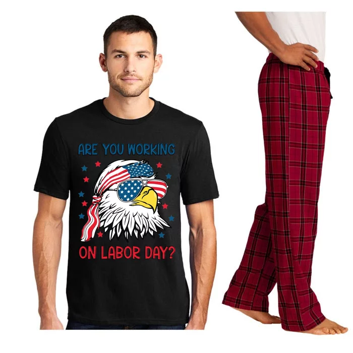 Merica Freedom Funny Eagle Mullet American Labor Day Cute Gift Pajama Set