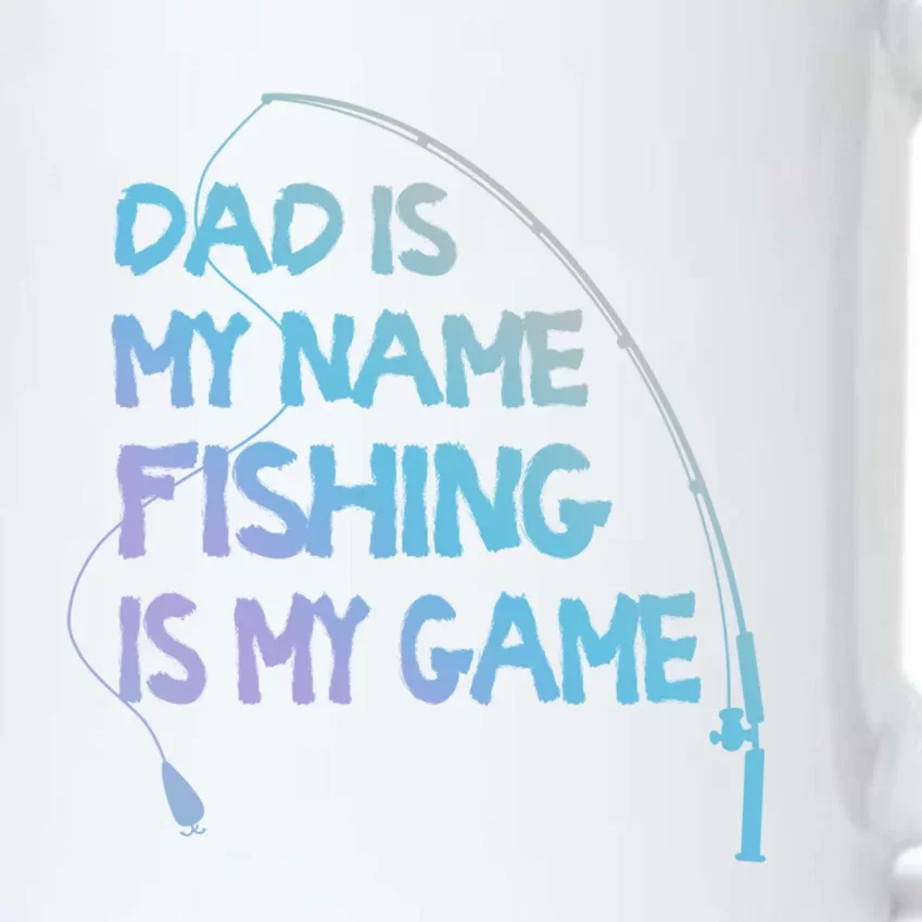 Matching Family Fishing Dad Fisher Gift Black Color Changing Mug