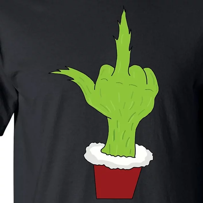 Middle Finger Funny Holiday Tall T-Shirt