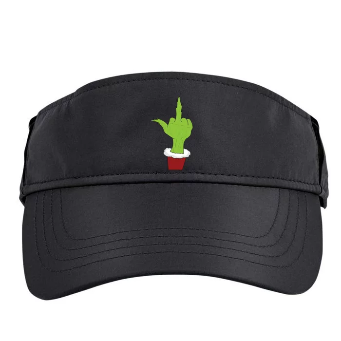 Middle Finger Funny Holiday Adult Drive Performance Visor