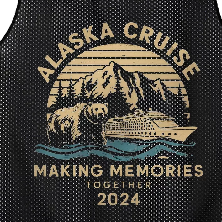 Matching Family Friends And Group Alaska Cruise 2024 Mesh Reversible Basketball Jersey Tank