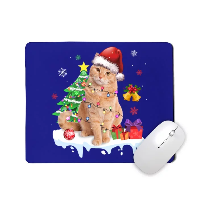 Meowy Feline Festivities Merry Catmas Christmas Cat Cute Gift Mousepad