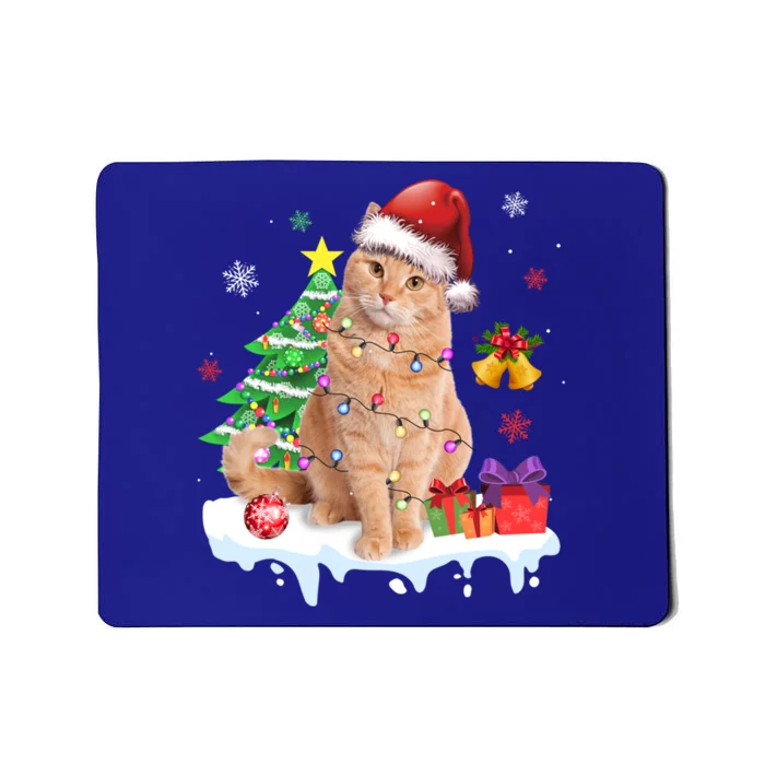 Meowy Feline Festivities Merry Catmas Christmas Cat Cute Gift Mousepad